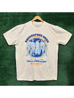 The Backstreet Boys Into The Millennium beige T-Shirt Size Extra Large